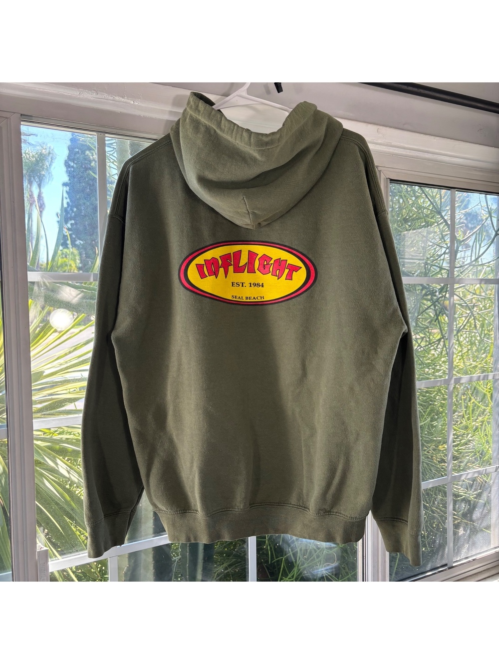 Independent olive hoodie